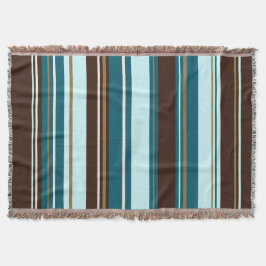 Stripey vertikale Entwurfs-Brown-Knickenten Creme Decke