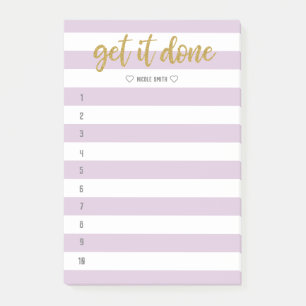 Strippenbürste, fertig post-it klebezettel