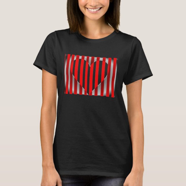 Strippenherz Shirt Valentine (Vorderseite)