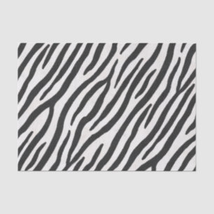 Stripter Zebra für realistische Tierdrucke Seidenpapier
