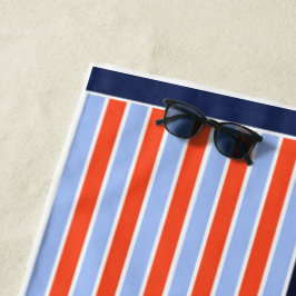 Striptes Cotton Beach Handtuch