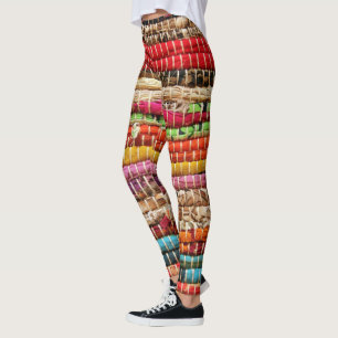 Striptes Gewebeseil webt natürlich Leggings