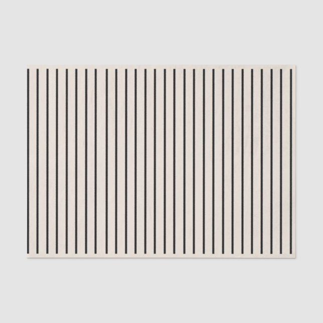 Striptes neutrales Gewebepapier Seidenpapier (Vorderseite)