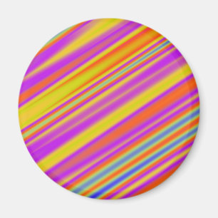Stripy Abstrakt Magnet