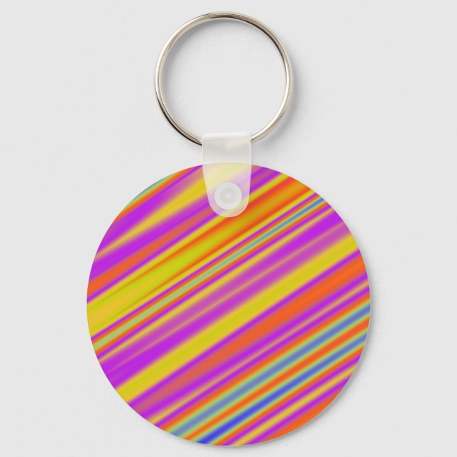 Stripy Abstrakt Schlüsselanhänger (Vorderseite)