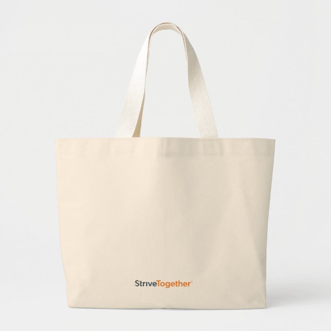 StriveTogether - Jumbo Tote Stoffbeutel (Vorne)