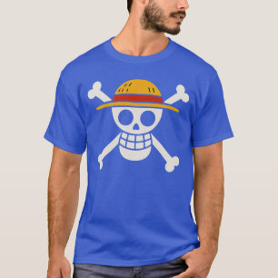 Stroh-Hut-Jolly-Roger-Junge T-Shirt