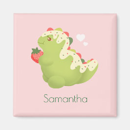 Strohbeer-Matcha-Dinosaurier  Magnet