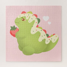 Strohbeer-Matcha-Dinosaurier  Puzzle
