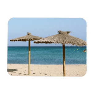 Strohdach-Strandsonnenschirme Magnet