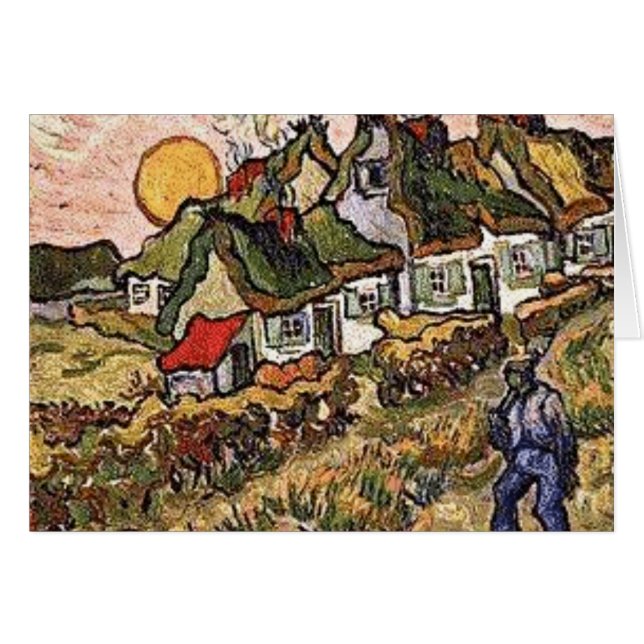 Strohhalme Hütten (Vorderseite (Horizontal))