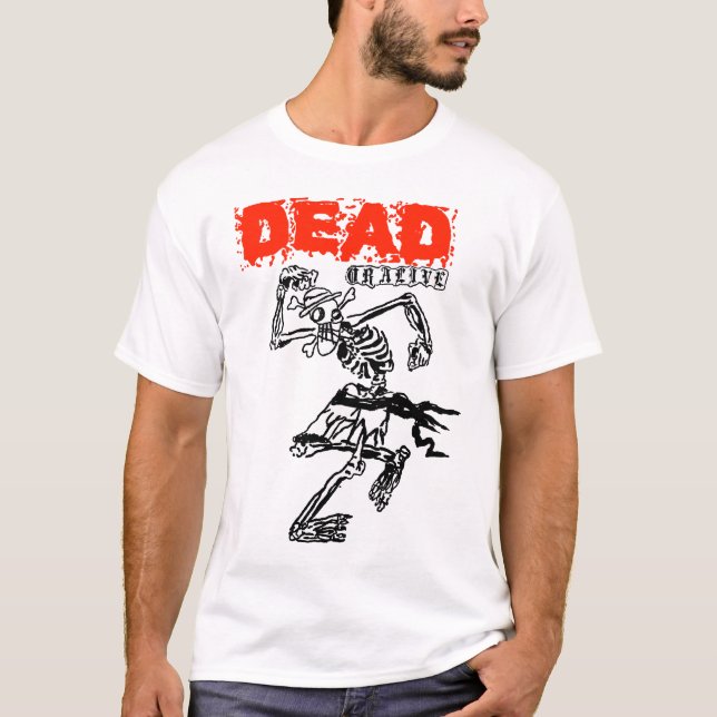 Strohhalmhut Luffy Knochen Tanz T-Shirt (Vorderseite)