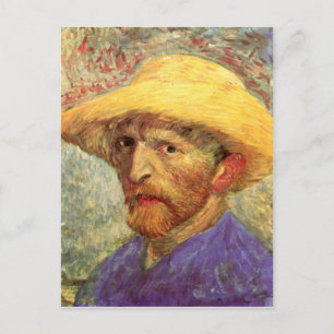 Strohhut (F526)Van Gogh Fine Art Postkarte