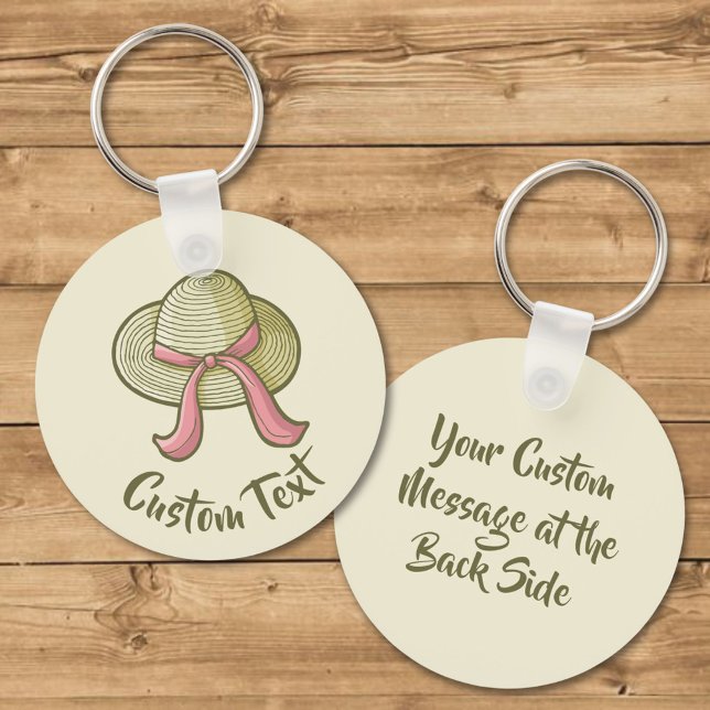 Strohhut Yellow Schlüsselanhänger (Von Creator hochgeladen)