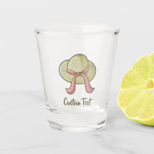 Strohhut Yellow Schnapsglas