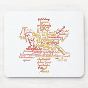 Stroke Ischemic TIA Neuro Nurse Doctor Mousepad