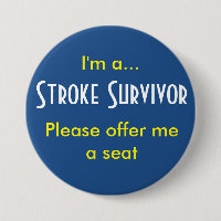 Stroke Survivor 7,5 cm Abzeichen