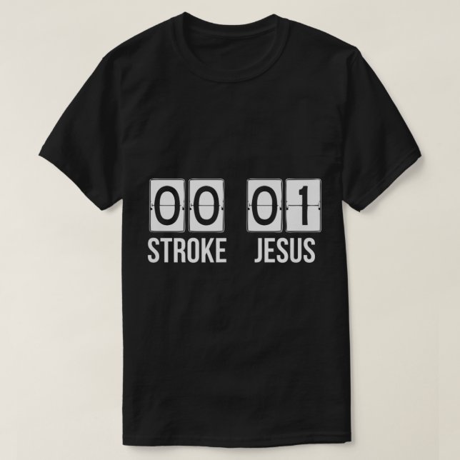 Stroke Survivor CHRISTLICH T-Shirt (Design vorne)