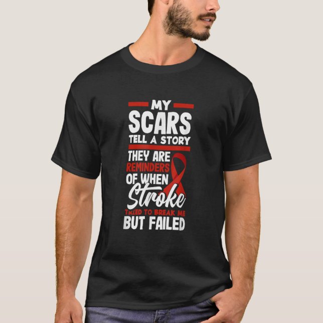 Stroke Survivor Stroke Warrior Apparel Gifts Strok T-Shirt (Vorderseite)