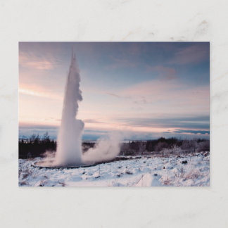 Strókur geysir postkarte