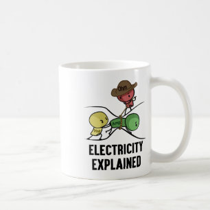 Strom erklärt Physik-Nerd-Geschenk I Lehrer Kaffeetasse