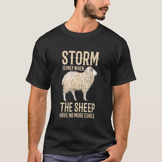 Strom ist nur dann, wenn die Schafe keine Krümmung T-Shirt (Vorderseite)