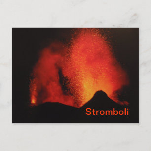 Stromboli Postcard Postkarte