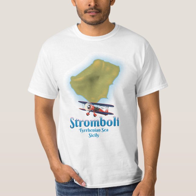 Stromboli, Tyrrhenisches Meer, Sizilien T-Shirt (Vorderseite)