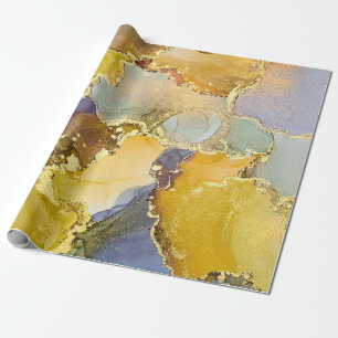 Ströme durchscheinender Farbtöne, schlängelnde met Geschenkpapier