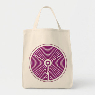 Stromkreis der Labyrinthdrittel 11 lila Tragetasche
