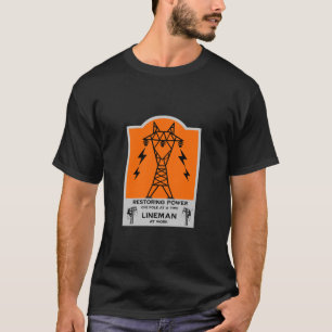 Stromleitungsmonteur-Geschenk T-Shirt