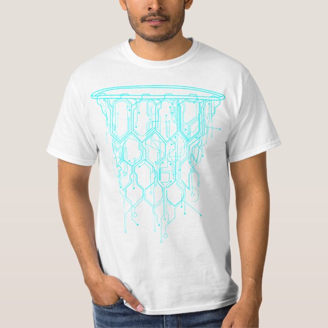 Stromnetz T-Shirt (Vorderseite)