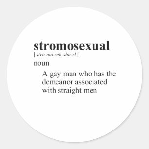 STROMOSEXUELL RUNDER AUFKLEBER