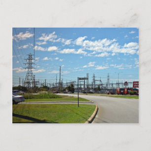 Stromrelaisstation Postkarte