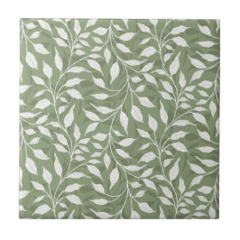 Strömung tanzender Blätter Design Delikate Foliage Fliese