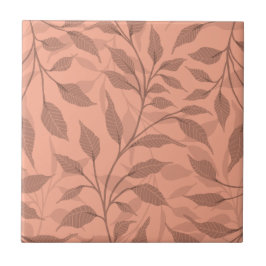 Strömung tanzender Blätter Design Delikate Foliage Fliese