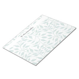 Strömung tanzender Blätter Design Delikate Foliage Notizblock