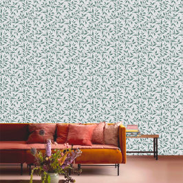 Strömung tanzender Blätter Design Delikate Foliage Tapete