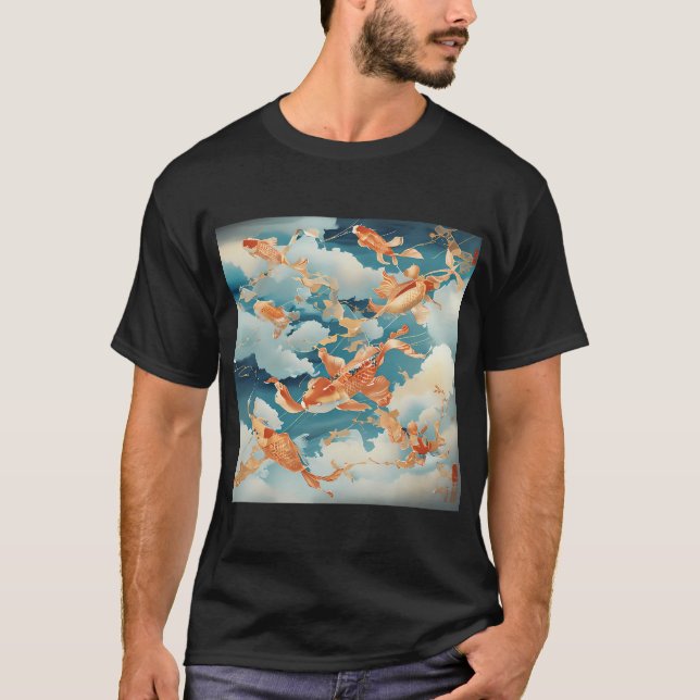 Strömungen des Himmels T-Shirt (Vorderseite)