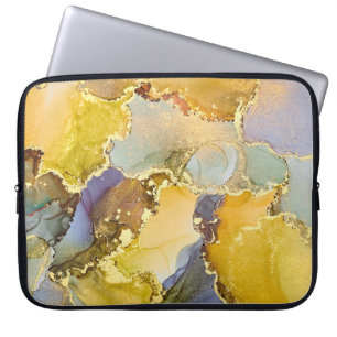Strömungen von durchsichtigen Farbtönen, schlängel Laptopschutzhülle