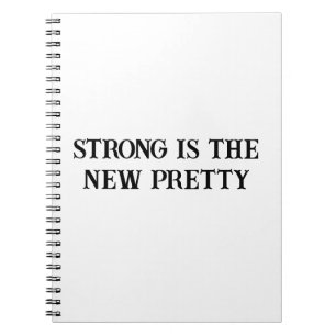 Strong and Beautiful Notebook for Women Notizblock