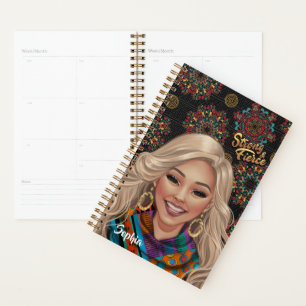 Strong and Fierce Woman Personalisiert Planner Planer