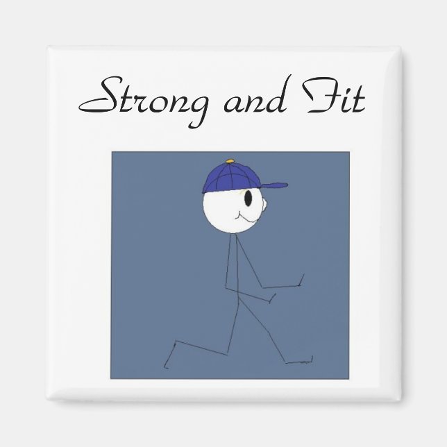 Strong and Fit Magnet (Vorne)
