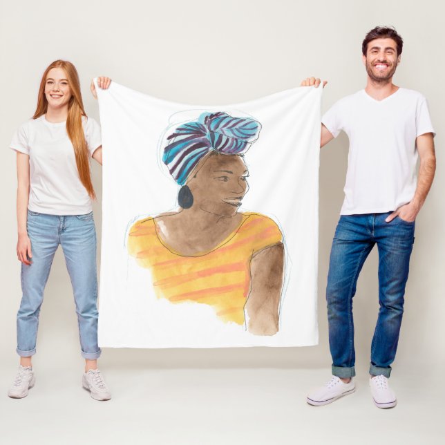 Strong & Beautiful Fleecedecke (Beispiel)