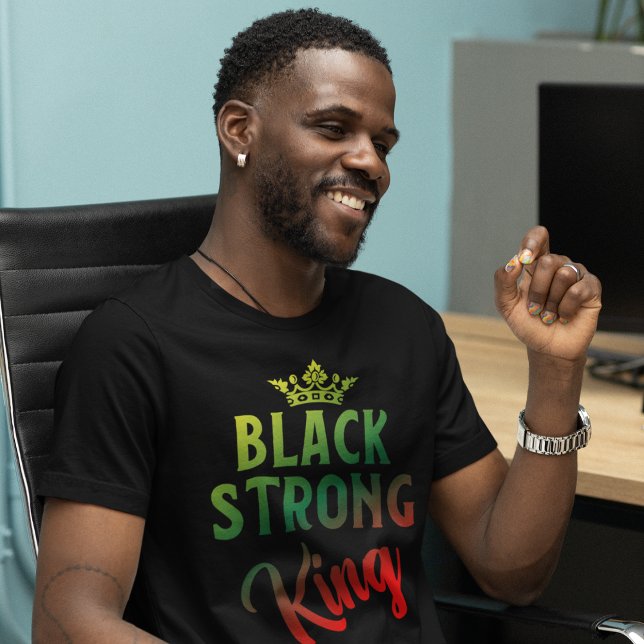 Strong Black King T-Shirt (Von Creator hochgeladen)