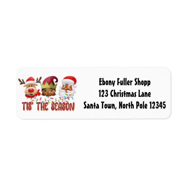 Strong Black Santa Melanin Chrismas Claus Men (Vorne)