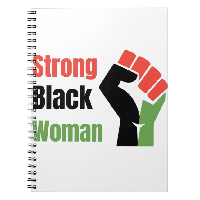 Strong Black Woman Notizblock (Vorderseite)
