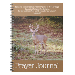 Strong Buck Deer Prayer Journal Notizblock
