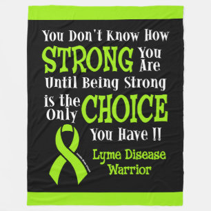 Strong/Choice.. Lyme Fleecedecke