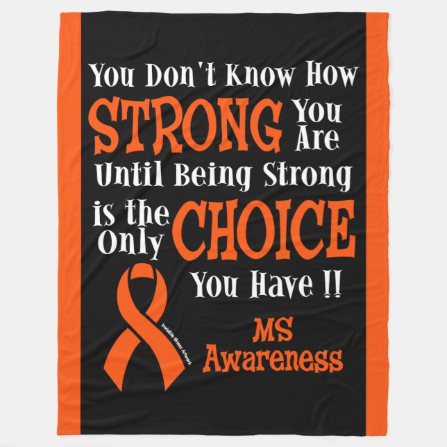 Strong/Choice...MS Fleecedecke (Vorderseite)